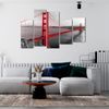 Cuadros Modernos | Lienzo Decorativo | Eeuu Golden Gate San Francisco | 5 Piezas 150x95cm - Dekoarte