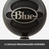 Micrófono Blue Snowball Para Grabación Y Mas En Pc Y Mac - Negro