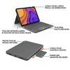 Funda Con Teclado Para Ipad 4.a Generación Ipad Air Gris Logitech