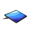 Teclado Logitech Combo Touch Para Ipad Pro Inalámbrico Qwertz De Gris