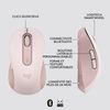 Ratón Inalámbrico Signature M650 - Silencioso, Bluetooth-rosa Logitech