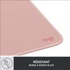 Alfombrilla De Ratón Duradera Serie Studio Easy Glide - Rosa Logitech