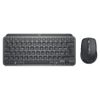 Logitech Mx Keys Mini Combo For Business Tastiera Mouse Incluso Rf Senza Fili + Bluetooth Qwerty Italiano Grafite