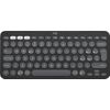 Logitech Pebble Keys 2 K380s Teclado Rf Wireless + Bluetooth Qwerty Italiano Grafito