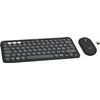 Logitech Pebble 2 Combo Teclado Ratón Incluido Rf Wireless + Bluetooth Qwerty Italiano Grafito