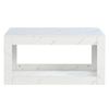 Mesa De Centro Con Led - Aglomerado - Blanco