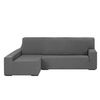 Funda Chaise Longue Modelo Túnez:color - Gris, Posición Chaise Longe - Brazo Izquierdo Largo