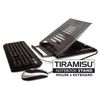 Hamlet Xtms100km Tiramisù Notebook Stand With Keyboard And Mouse Negro