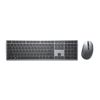 Dell Km7321w Teclado Ratón Incluido Rf Wireless + Bluetooth Qwerty Internacional De Ee.uu. Gris, Titanio