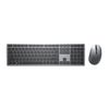 Dell Km7321w Tastiera Mouse Incluso Rf Senza Fili + Bluetooth Qwerty Italiano Grigio, Titanio