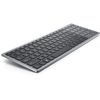 Dell Kb740 Teclado Rf Wireless + Bluetooth Qwerty Internacional De Ee.uu. Gris, Negro