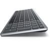 Dell Kb740 Teclado Rf Wireless + Bluetooth Qwerty Internacional De Ee.uu. Gris, Negro