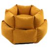 Cama Para Perros Con Cremallera Ziva Hexagonal Ocre 60x20 Cm Flamingo