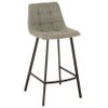 Jain Silla De Bar De Metal Gris Claro L 43 Cm