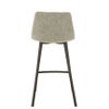 Jain Silla De Bar De Metal Gris Claro L 43 Cm