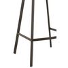 Jain Silla De Bar De Metal Gris Claro L 43 Cm