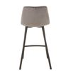 Silla De Bar De Metal Gris Benji L 47 Cm