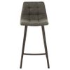 Silla De Bar De Metal Gris Oscuro Stephano L 47 Cm