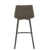 Silla De Bar De Metal Gris Oscuro Stephano L 47 Cm