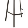 Silla De Bar De Metal Gris Oscuro Stephano L 47 Cm