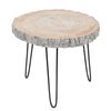 Mesa Nido De Madera Paulette Gris L 47 Cm