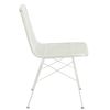 Silla De Jardín Shiro De Metal Blanco Y Plástico L 56,5 Cm