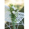 Silla De Jardín Shiro De Metal Blanco Y Plástico L 56,5 Cm