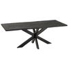 Mesa De Comedor De Madera Negra Gerard L 200 Cm