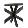 Mesa De Comedor De Madera Negra Gerard L 200 Cm