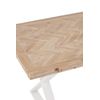 Dupond Blanco Madera Natural Zigzag Mesa De Comedor L 200 Cm