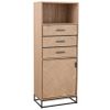 Jessica Mueble De Madera De 1 Puerta Y 3 Cajones L 60 Cm