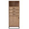 Jessica Mueble De Madera De 1 Puerta Y 3 Cajones L 60 Cm