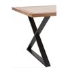 Mesa De Comedor Rectangular Allie De Madera En Zigzag L 200 Cm