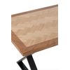 Mesa De Comedor Rectangular Allie De Madera En Zigzag L 200 Cm