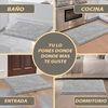 Alfombra Debaño De Microfibra Absorbente Y Suave: Tamaño 50 X 70 Cm, Utilizable En Dormitorio Sala De Estar Cocina