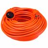 Cable De Extensión De 40 M Naranja Enchufe Francés Perel