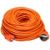 Cable Alargador Enchufe Alemán Naranja 40 M Perel