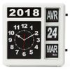 Reloj De Pared Con Calendario Versión Francesa 31x31 Cm Perel