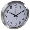 Reloj De Pared Blanco Y Plateado 40 Cm Perel