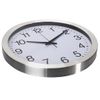 Reloj De Pared Blanco Y Plateado 40 Cm Perel