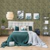 Papel Pintado Joelle Verde Y Dorado Dutch Wallcoverings