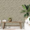 Papel Pintado Phoenix Verde Y Beige Dutch Wallcoverings