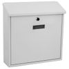 432497  Mailbox "monaco" White Perel