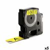 Cinta Laminada Para Rotuladoras Dymo D1-19 45808 Labelmanager™ Negro Amarillo (5 Unidades)