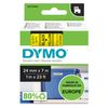 Cinta Laminada Para Rotuladoras Dymo D1 53718 24 Mm Labelmanager™ Negro Amarillo (5 Unidades)