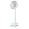 Ventilador De Pie 2 En 1 Con Mando Blanco 45 W Domo