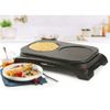 Máquina Para Hacer Crepes Doble Do8715p 1000 W Negro Domo