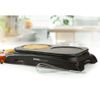 Máquina Para Hacer Crepes Doble Do8715p 1000 W Negro Domo