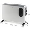 Domo Radiador Convector 2000w Blanco - Do7351ch