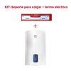 Termo Eléctrico, Ariston, Lydos R 50 Litros + Soporte De Pared Instafix, Vertical